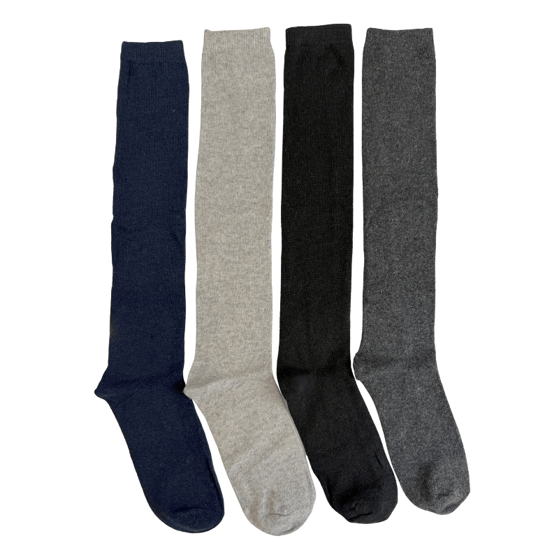 Meias de Homem em Lã até ao Joelho Lisas