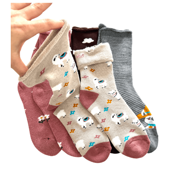 Pack de Meias Térmicas sem Punho Senhora