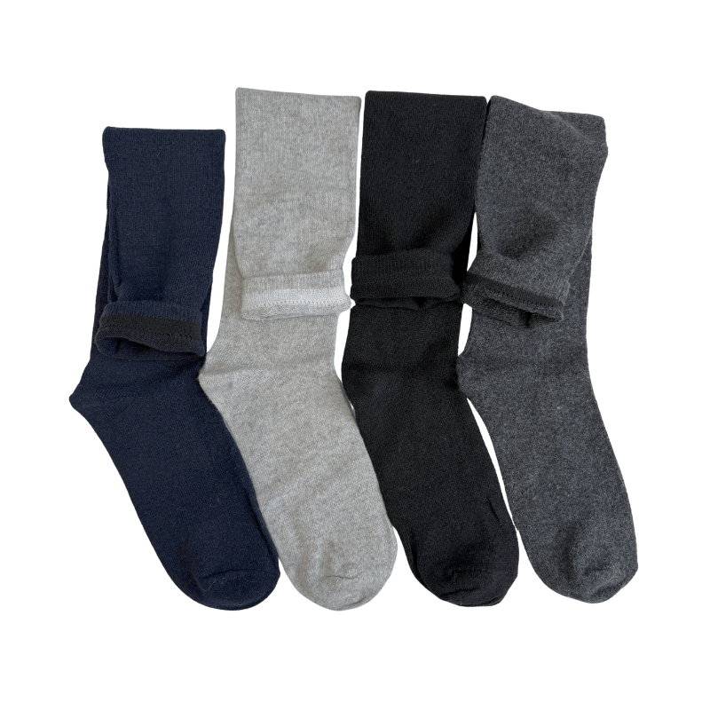 Meias de Homem em Lã até ao Joelho Lisas